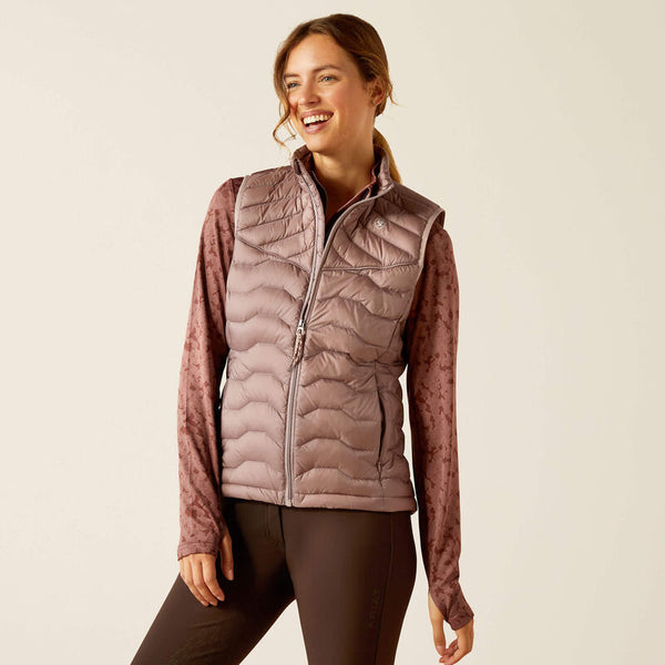 Ideal Down Vest in Purple Dove- Ariat