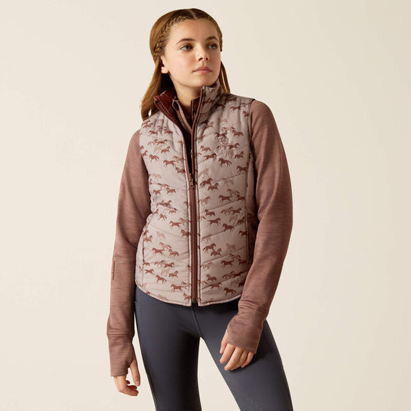 Girl's Bella Reversible Insulated Vest - Ariat