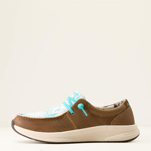 Women's Buckeye Honey Bear/Turquoise Waterproof Shoe - Ariat