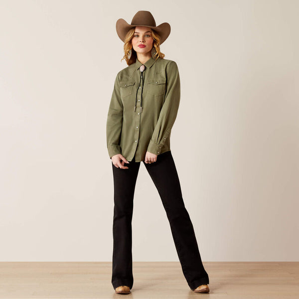 Women's Long Sleeve Snap Shirt - Ariat