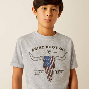 Boy's Long Live Freedom  T-shirt - Ariat