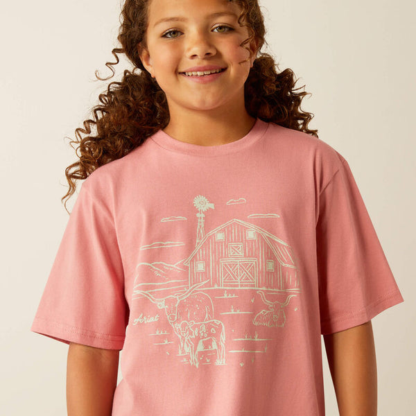 Girl's Farm Scene Tee - Ariat