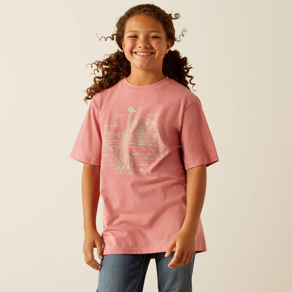 Girl's Farm Scene Tee - Ariat