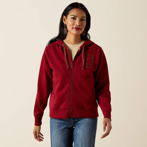 Women's Stitched Full Zip Hoodie - Ariat
