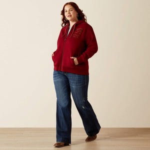 Women's Stitched Full Zip Hoodie - Ariat