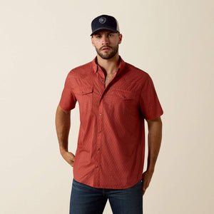 Men's Printed VentTEK Fitted Snap Shirt - Ariat