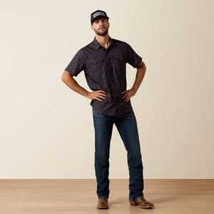 Men's Printed VentTEK Fitted Snap Shirt - Ariat