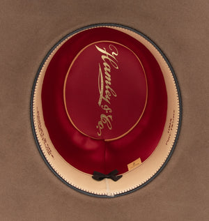 100X Tan Belly Open Crown Felt Hat - Rodeo King