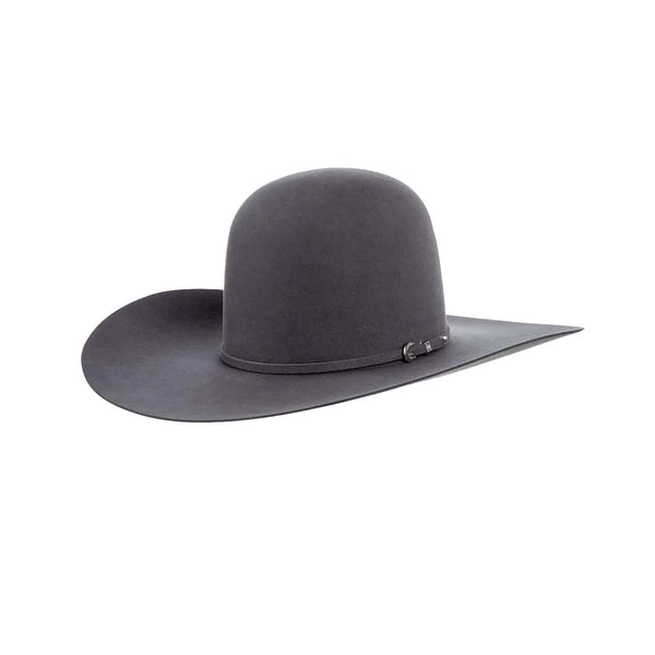 10X Charcoal Open Crown Felt Hat - Rodeo King