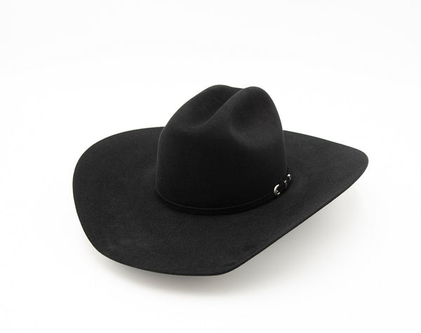 10X Black Top Hand Felt Hat - Rodeo King