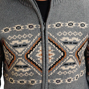 Men's Aztec Cardigan Sweater - Stetson