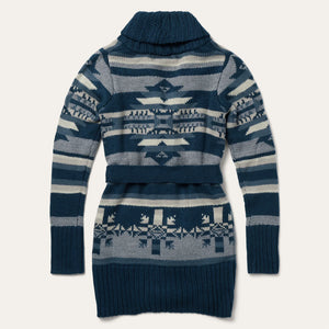 Women's Aztec Indigo Sweater - Stetson