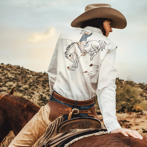 WOMENS L/S BOYFRIEND SHIRT - STETSON