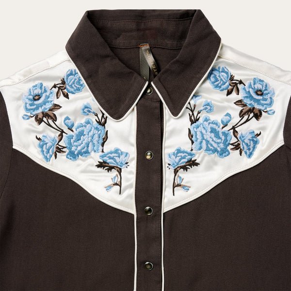 Women's L/S Embroidered Western Blouse - Stetson