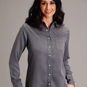 Womens Stetson Grey Shirt