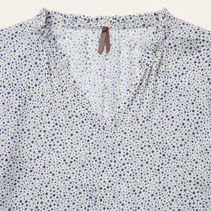 Neckline Stars Peasant Blouse by Stetson