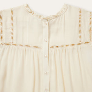 Womens Cream Shirt - Stetson