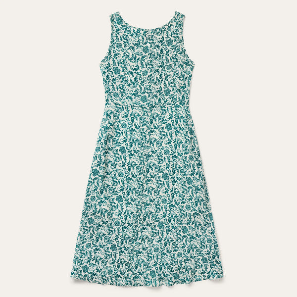 1609 Jade Floral Challis Dress - Stetson