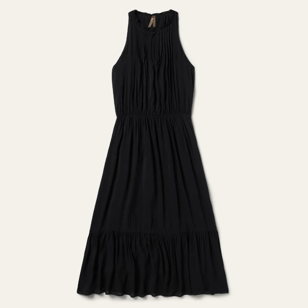 Women's Sleeveless Black Prairie Dress - Stetson Hamley Western Store Women's Sleeveless Black Prairie Dress - Stetson Hamley Western Store