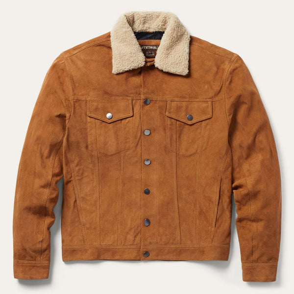 Vintage Tan Suede W/Shearling