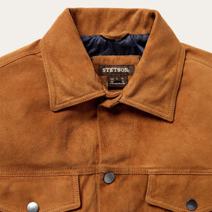 Men's Vintage Tan Suede with Shearling - Stetson
