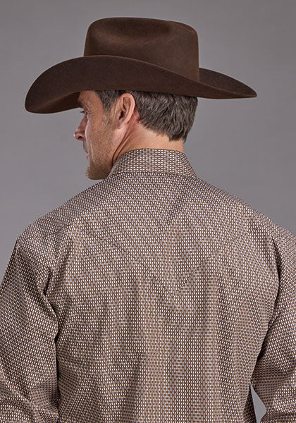 Men's Blue Line Diamond Snap Shirt - Stetson