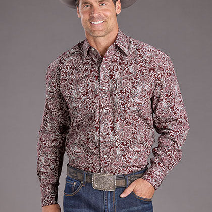 Men's Paisley Snap Shirt - Stetson