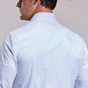 Men's Silver Spur Print Shirt - Stetson