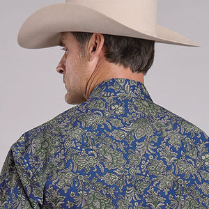 Men's Moss Paisley Snap Shirt - Stetson