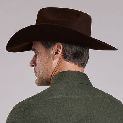 Men's Brushed Flannel Shirt - Stetson