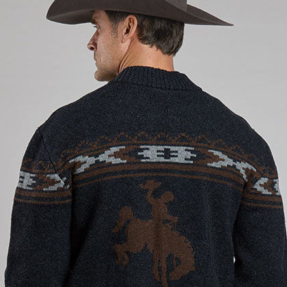 Men's Zip Front Sweater - Stetson