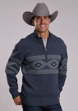 Men's Aztec Border Sweater - Stetson