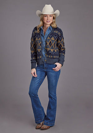 Womens Cropped Cardigan - Stetson