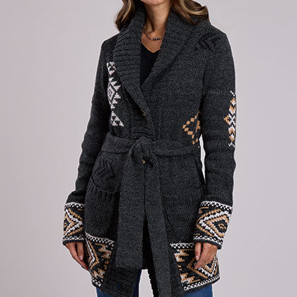 Women's Aztec Design Sweater - Stetson