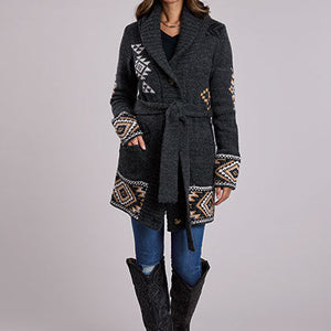 Women's Aztec Design Sweater - Stetson