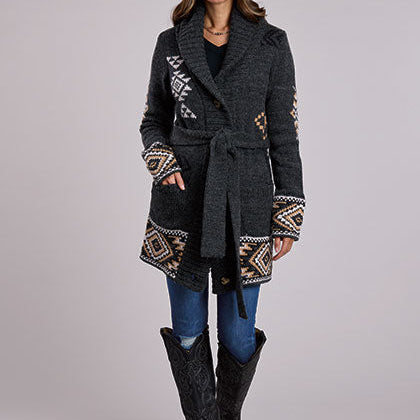 Women's Aztec Design Sweater - Stetson