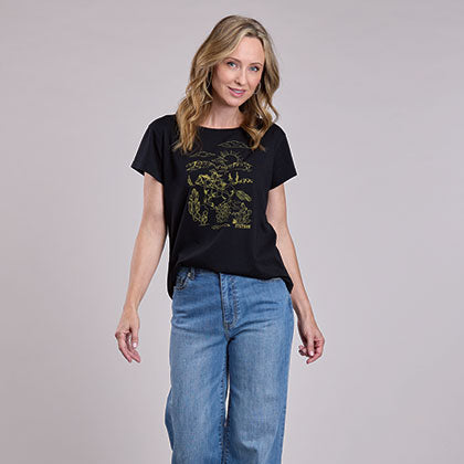 Women's Vintage Cowgirl Scene Tee - Stetson