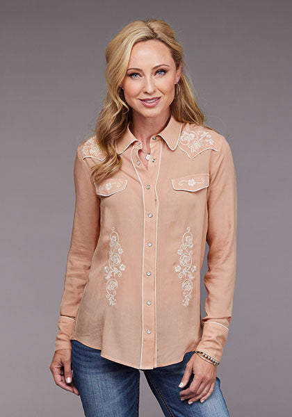 WOMENS EMBROIDERED BLOUSE - Stetson