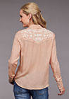 WOMENS EMBROIDERED BLOUSE - Stetson