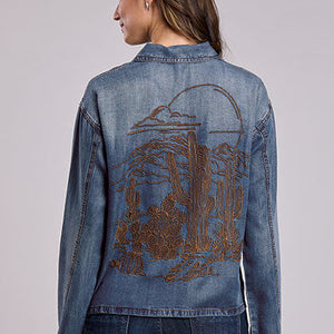 Women's Tencel Denim Pullover Shirt - Stetson