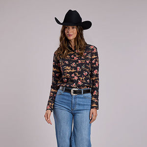 Women's Southwestern Print Shirt - Stetson