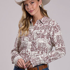 Women's Desert Toile Shirt - Stetson
