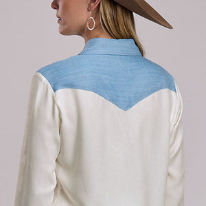 Women's Solid Rayon Twill Shirt - Stetson