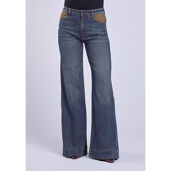 Women's High Rise Wide Leg Jeans - Stetson