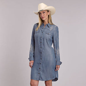 Women's Denim Shirt Dress - Stetson