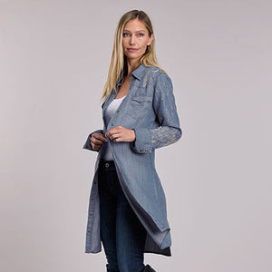 Women's Denim Shirt Dress - Stetson