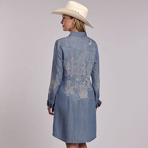 Women's Denim Shirt Dress - Stetson