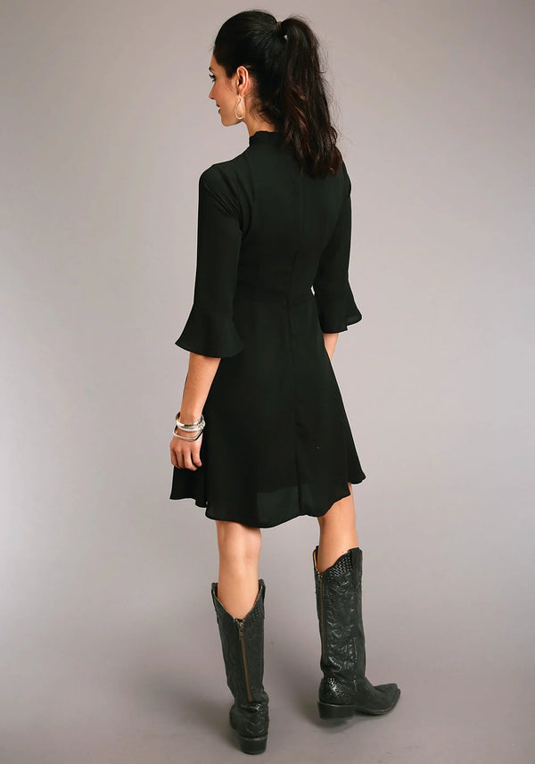 Crepe Knee Length Dress - Stetson