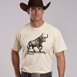 Men's Charging Bull Unisex Tee - Stetson
