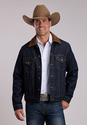Men's Raw Denim Jacket - Stetson